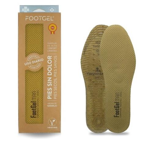 Foot Gel Plantilla Esencia Naranja para Hombre 39-42