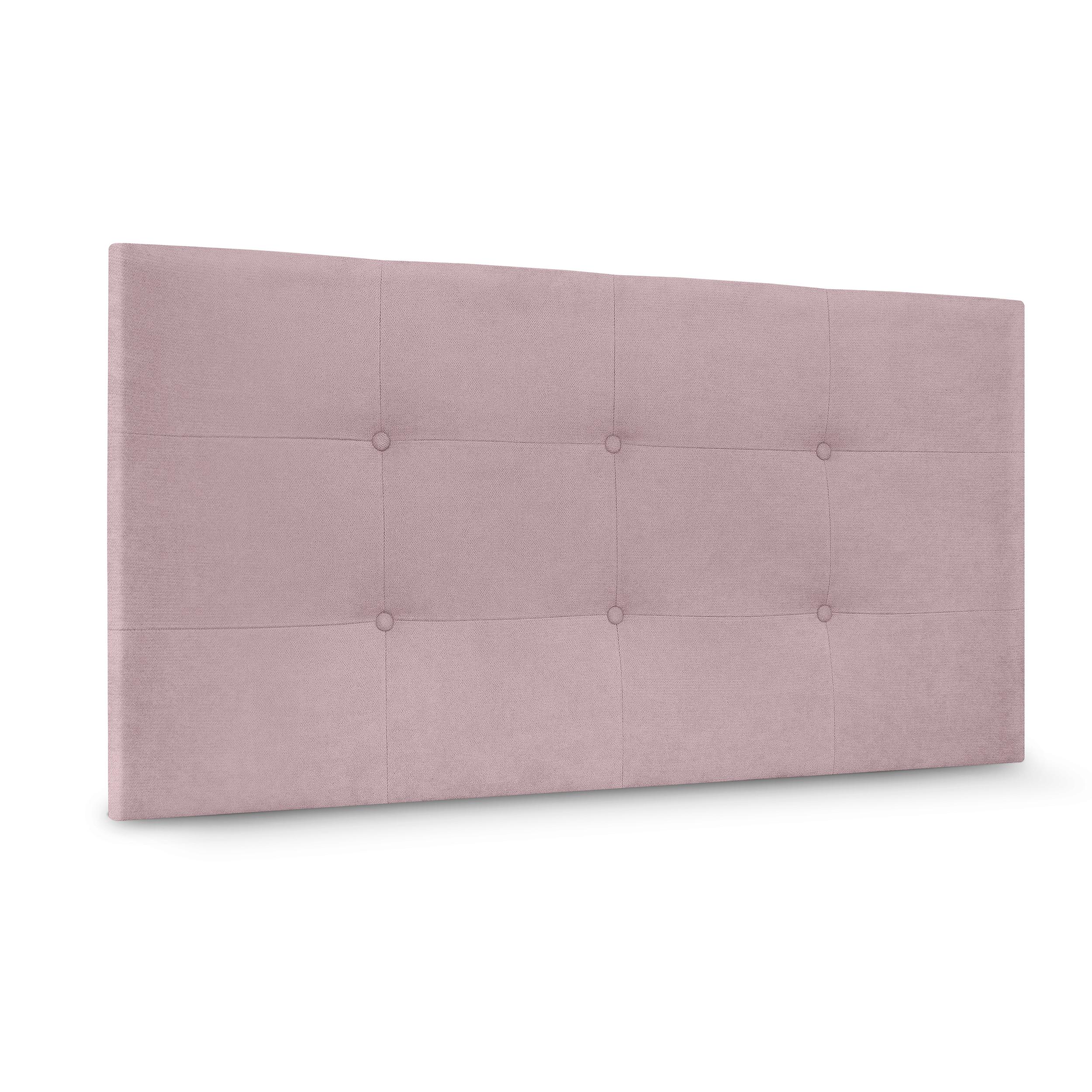 DHOME Cabecero Capitone Tapizado Polipiel o Tela Acualine con 8cm de Grosor Cabezales de Cama Acolchado Capitoné Cabeceros de Cama (Salmón Tela)