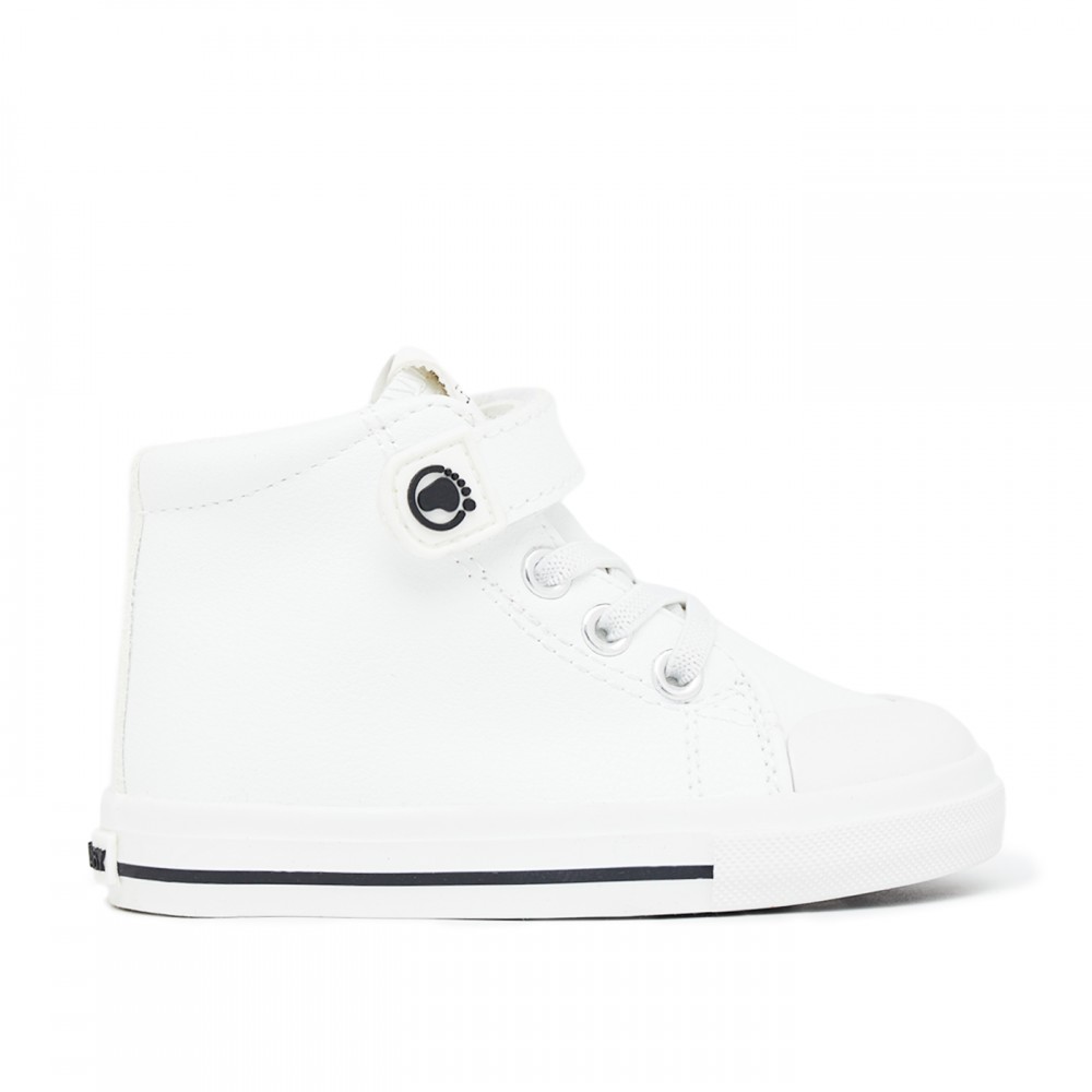 Zapatillas de lona niña CONGUITOS 500014 OFFW SNEKERS BOTA BAREFOOT OFF WHITE 36658 25I