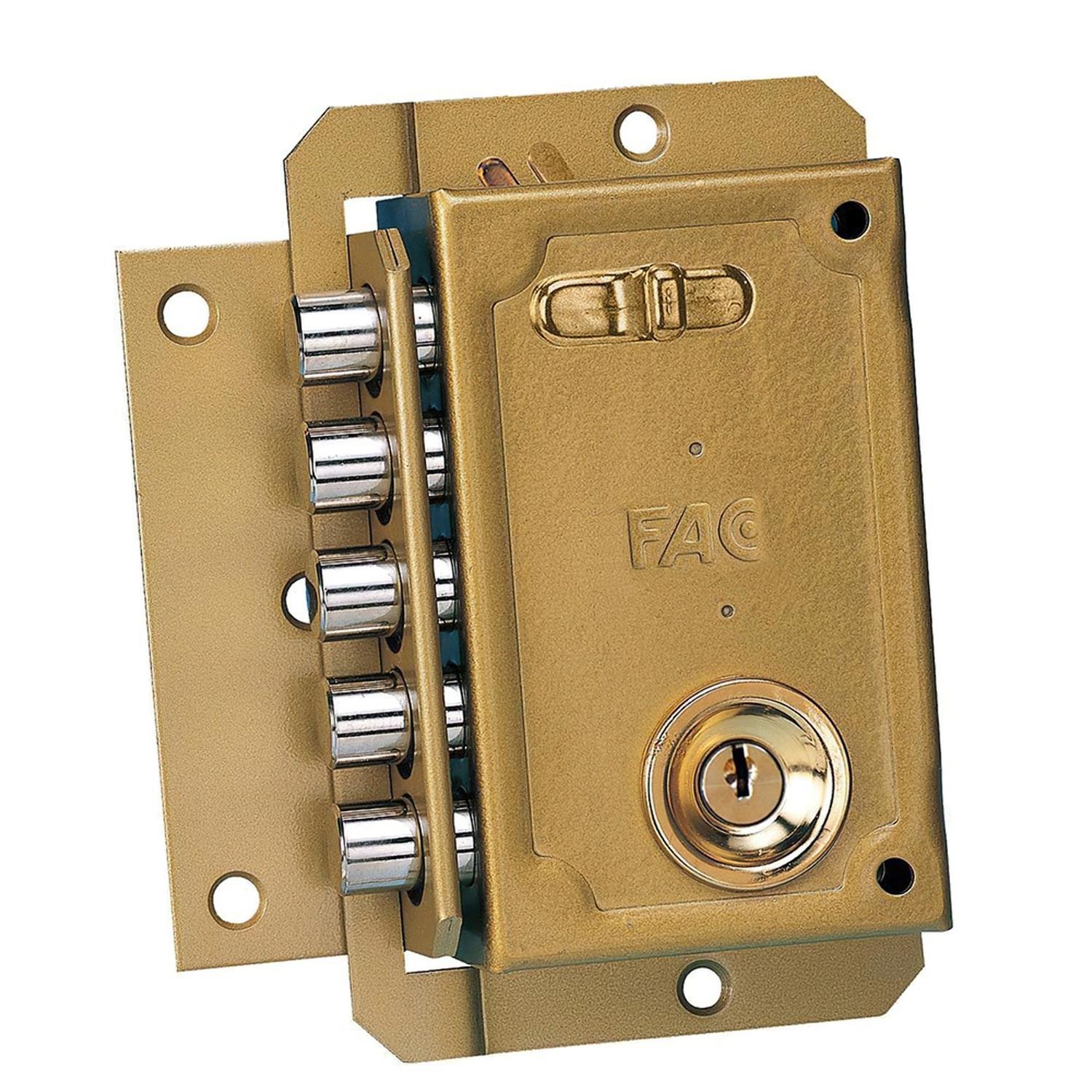 Cerradura fac s 90           pintada  izquierda