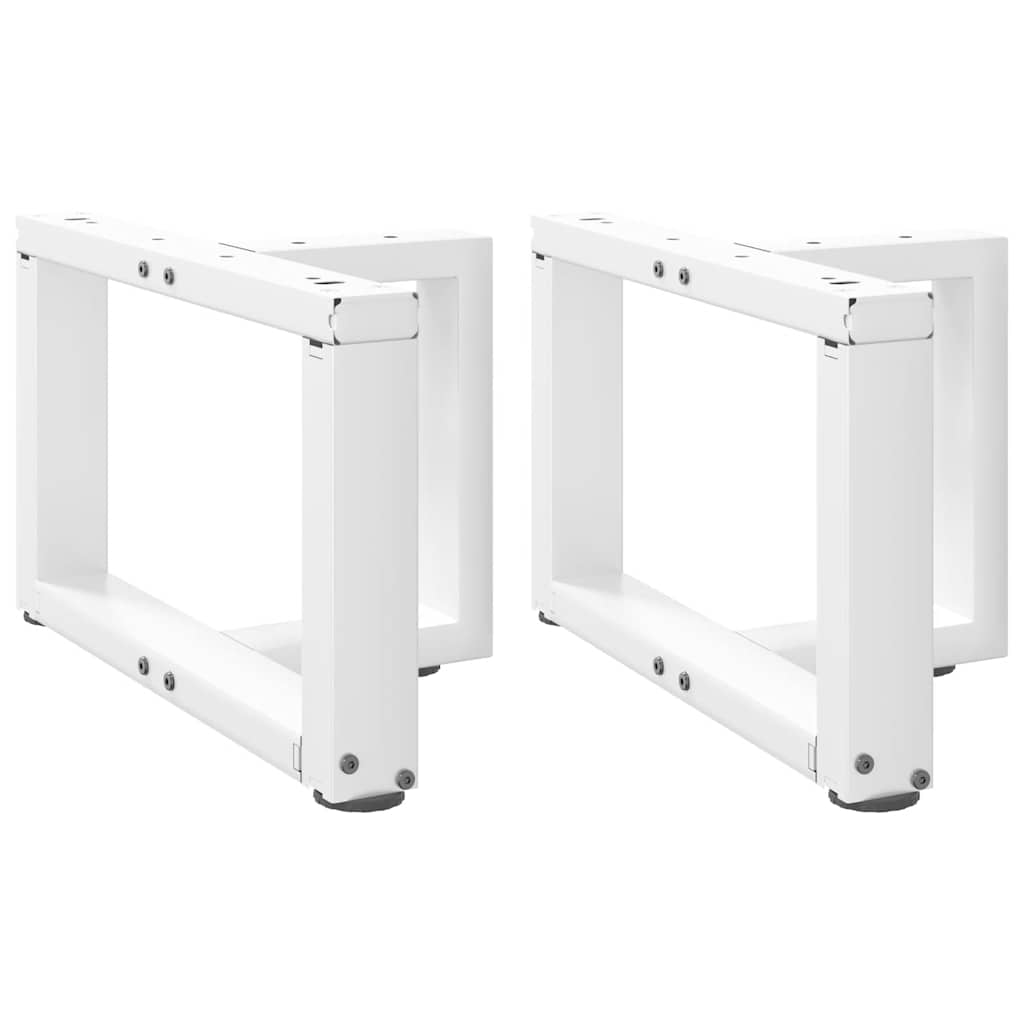 vidaXL Patas para mesa de centro en forma de T (2 unidades) 50 x 25 x (30-31) cm, acero