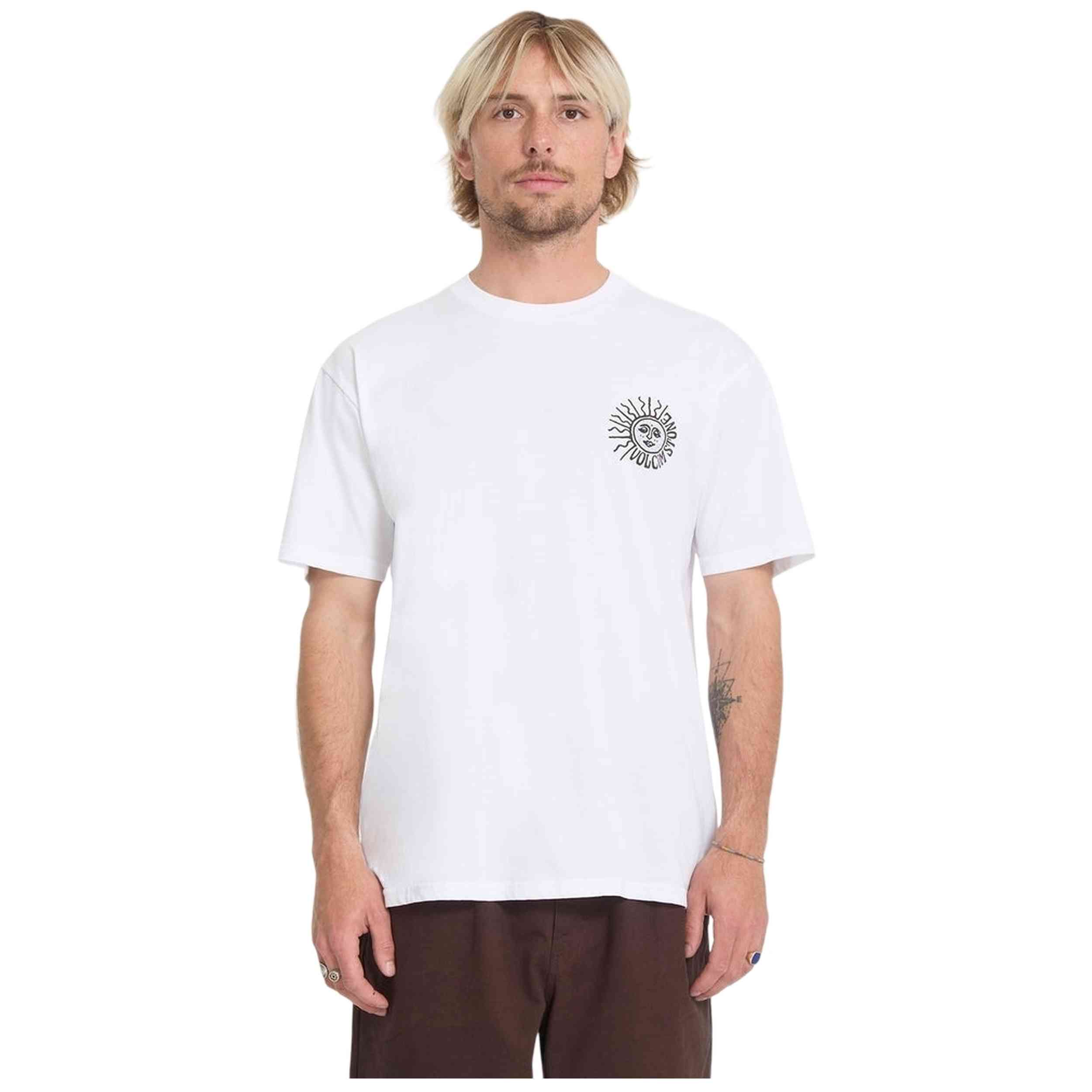 Camiseta Volcom modelo Mazatlan Sst en color Blanco