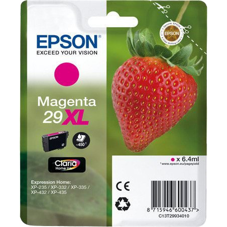 Cartucho epson t29xl magenta xp-235, xp-332, xp-3