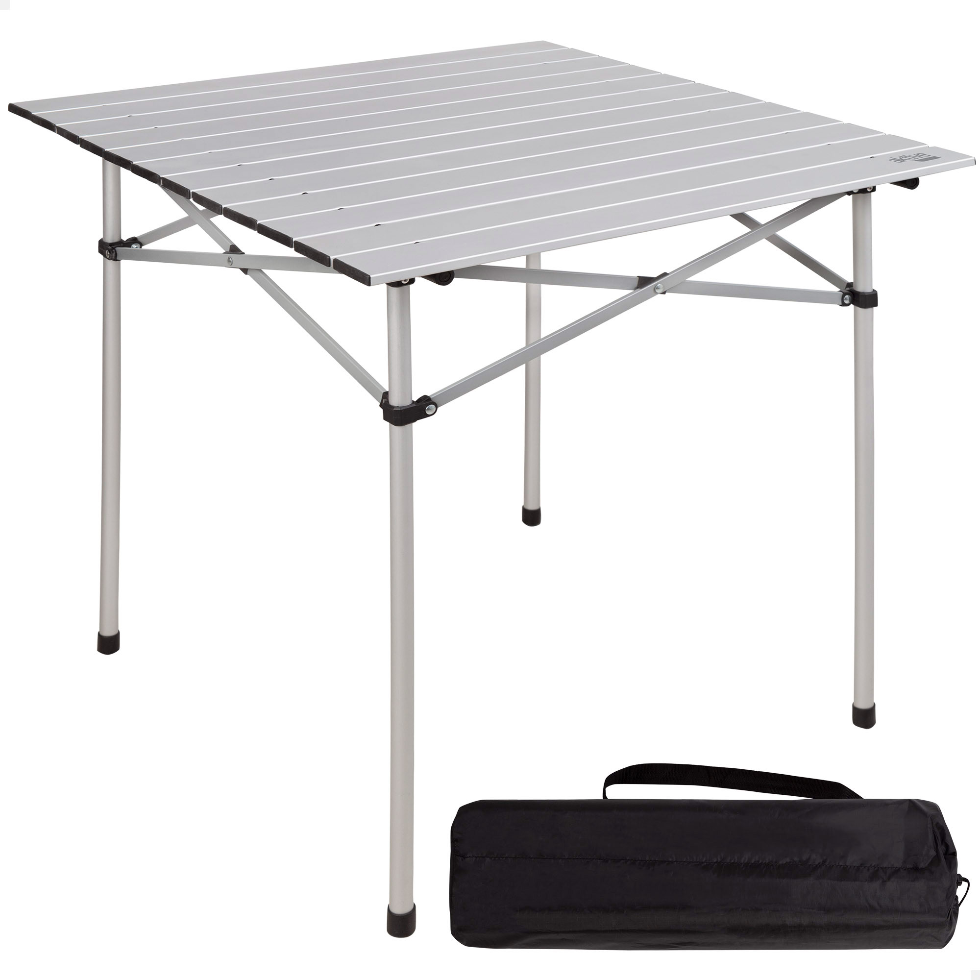 Mesa plegable con 4 taburetes Aktive Camping