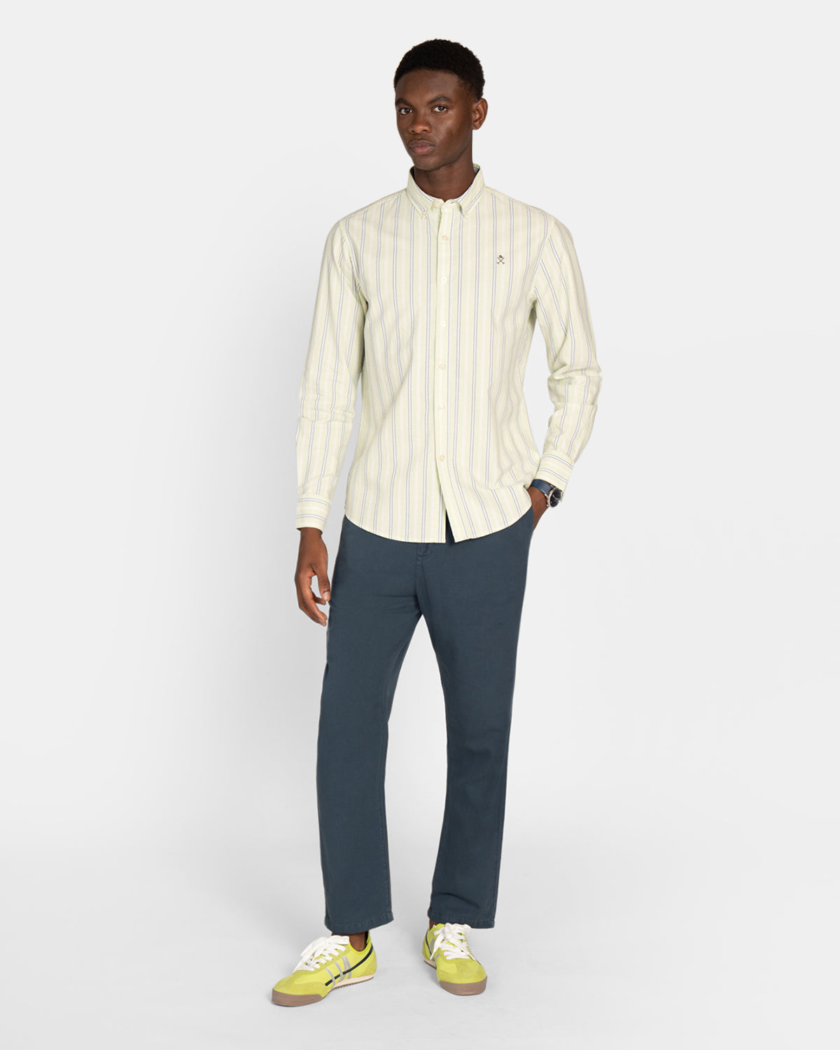 Harper & Neyer CAMISA RETRO STRIPED OXFORD