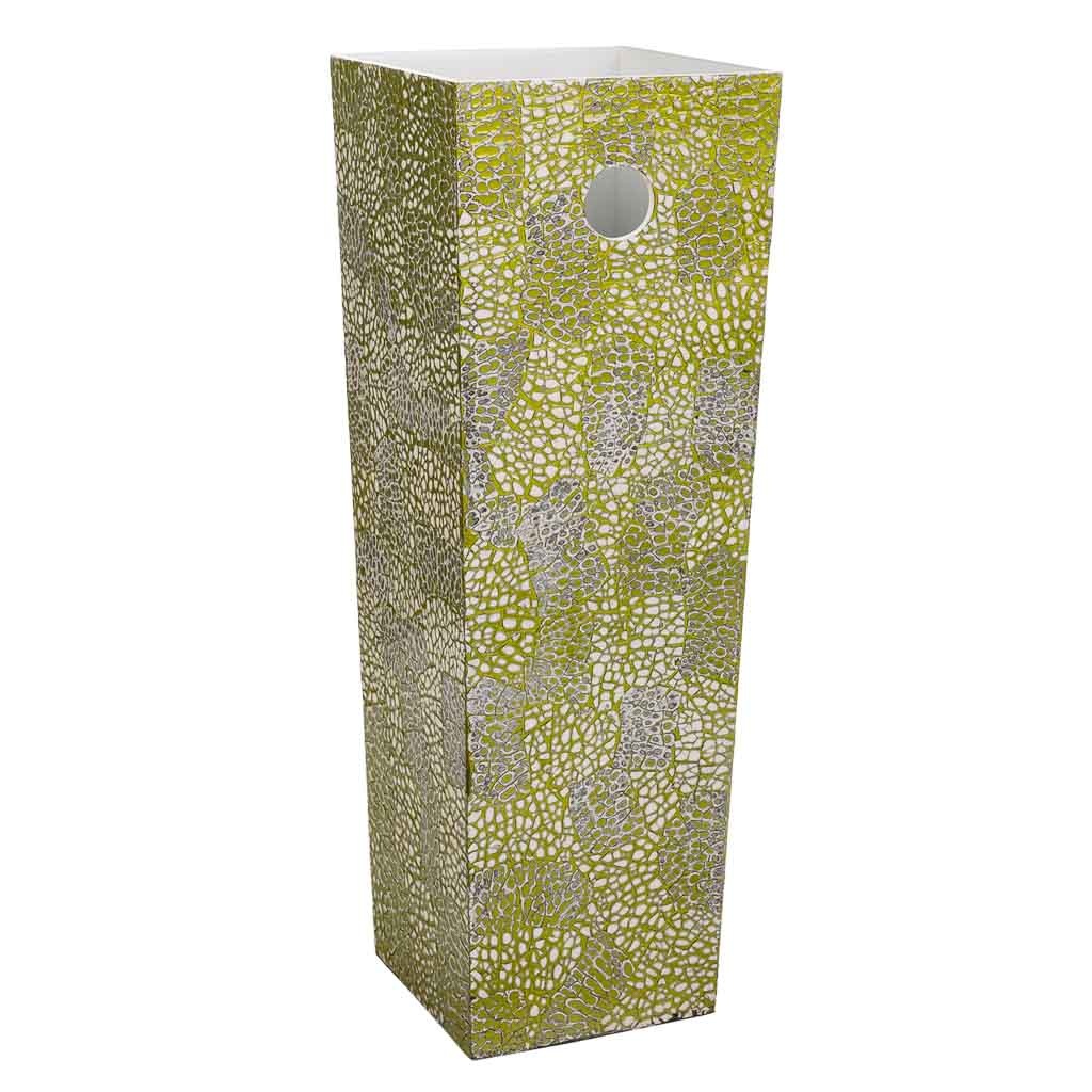 WANDERLUST DECO Paragüero Mosaico Verde 20x20x57h Cm - Organiza Tus Paraguas