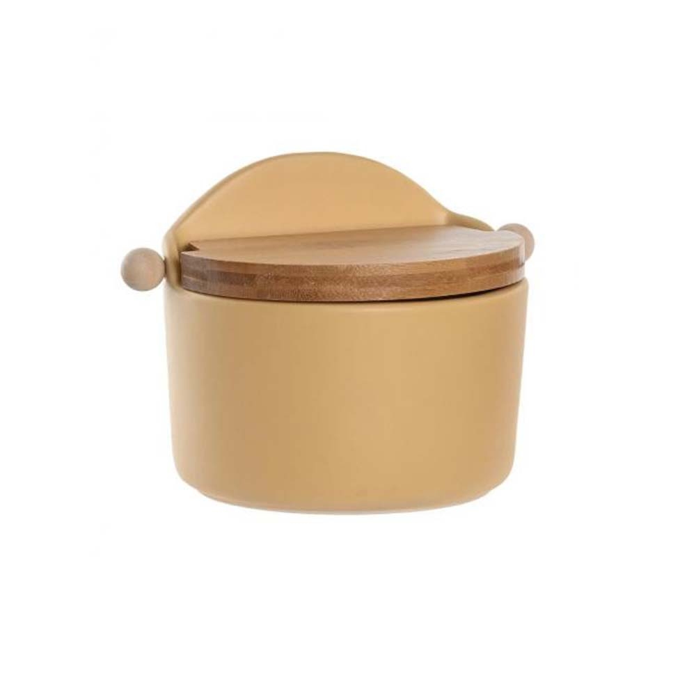 PLUSHOME Salero Cerámica Tapa Diseños Originales - Variedad Colores y Tamaños