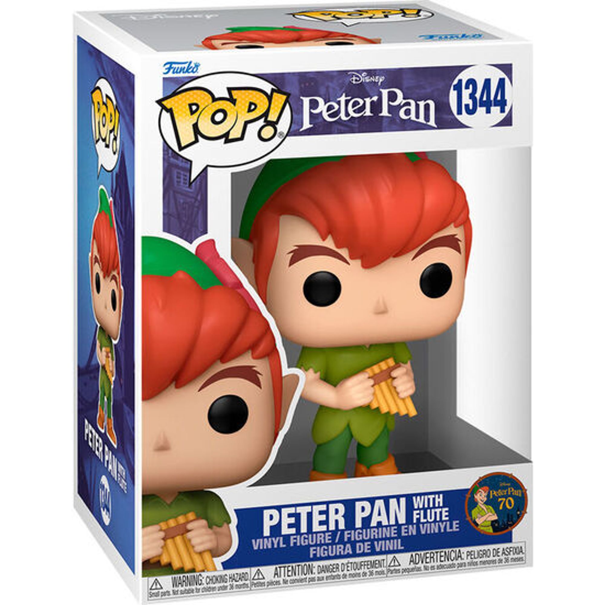 Funko - Figura Pop Disney Peter Pan 70Th Anniversary Peter Pan - Funko Pop Coleccionable De Edición Limitada - Funko Pop Diseño Detallado Y Realista - Funko Pop Ideal Para Regalo - Funko Pop Gran Variedad De Personajes