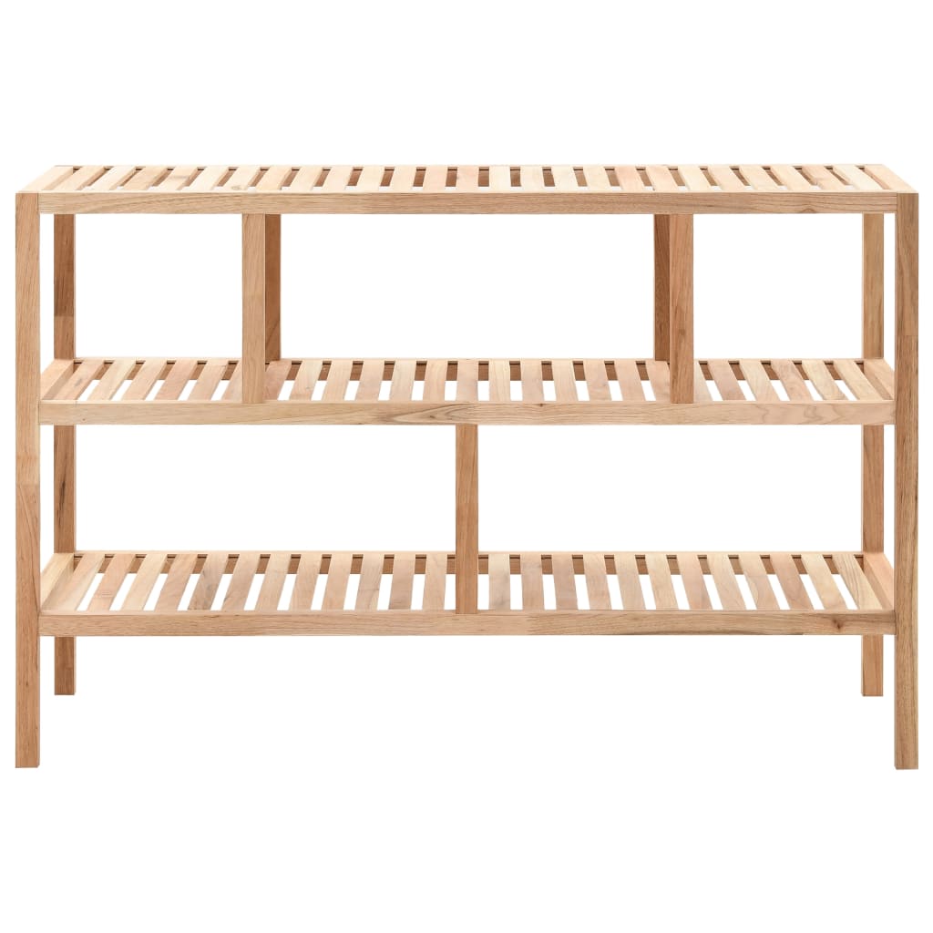 Vidaxl Estantería para Baño de Madera Maciza Nogal 100x40x65 Cm