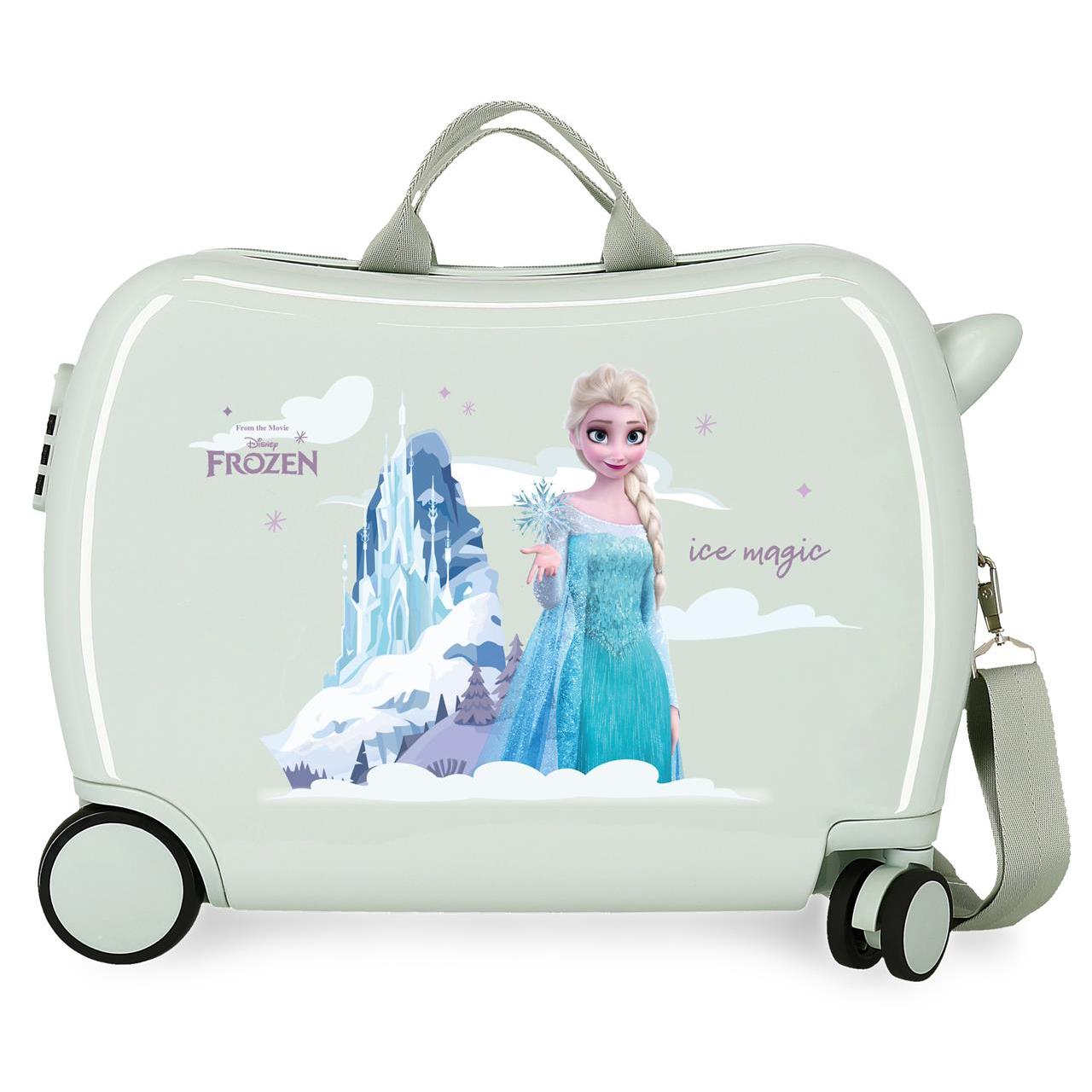 Disney Maleta Correpasillos ABS Rígida Arendelle Is Magic Verde
