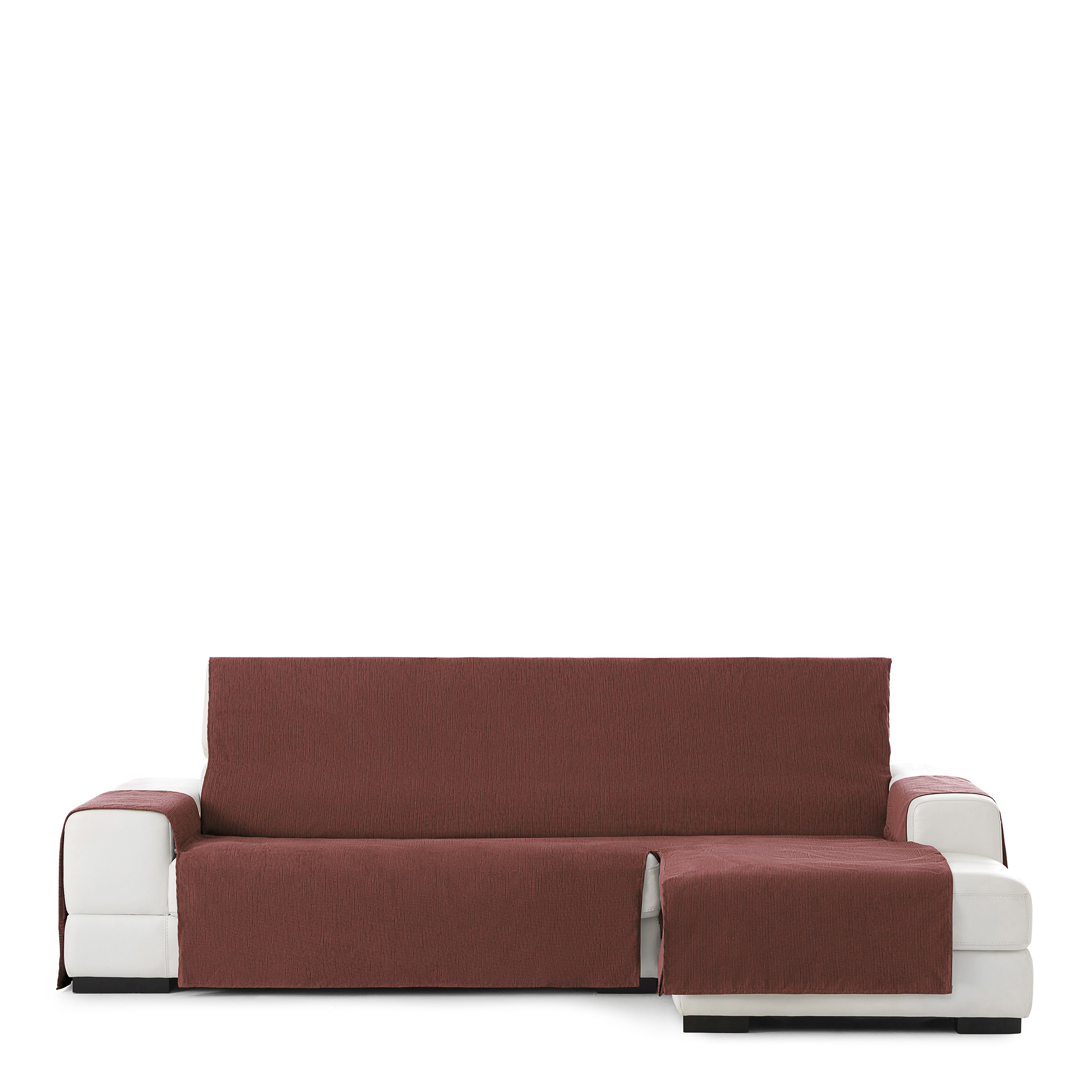 Funda de sofa chaisse longue m/3 mid derecha (Mirando de frente) c/9 extra, Tamaño extra derecha, 170x310x110cm, Fábricada en España