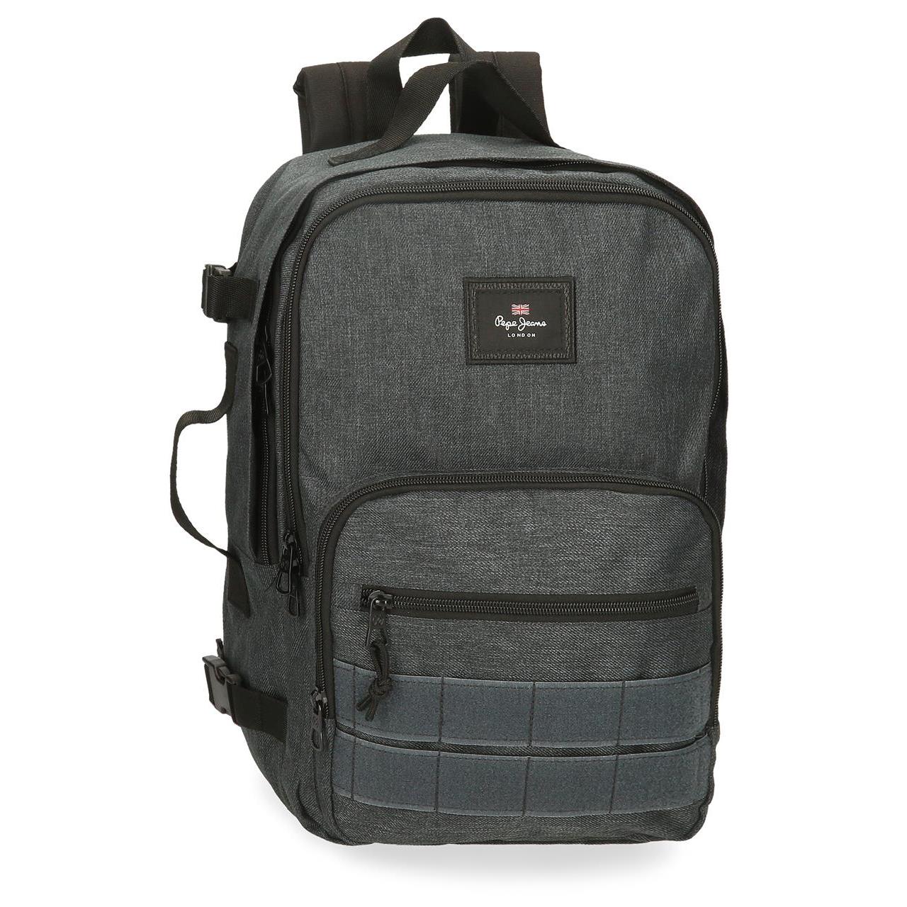 Mochila escolar adaptable a carro Pepe jeans Aris evergreen denim