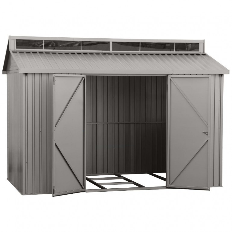 Casetta in Alluminio Alu 10'x6' Duramax 323 x 182 x 230,5 cm colore grigio