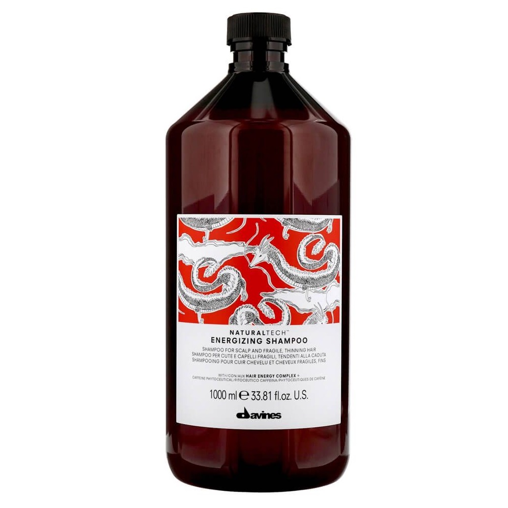 Davines Naturaltech Energizing Shampoo / Champú energizante y revitalizante para cuero cabelludo frágil y cabello con tendencia a la caída.