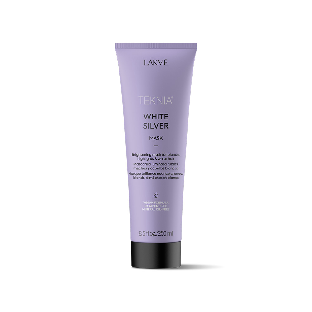 Lakme Teknia White Silver Mascarilla Vegana Rubios, Mechas y Cabellos Blancos