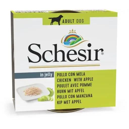 Schesir  Comida Húmeda de Pollo con Manzana (Perros , Comida , Comida húmeda) - 10 x  150 GR