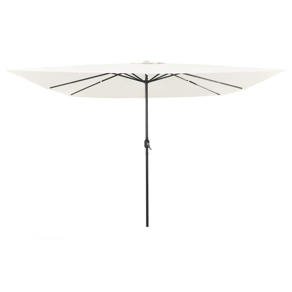 vidaXL Sombrilla de jardín 295 x 295 x 245 cm Poliéster y Acero