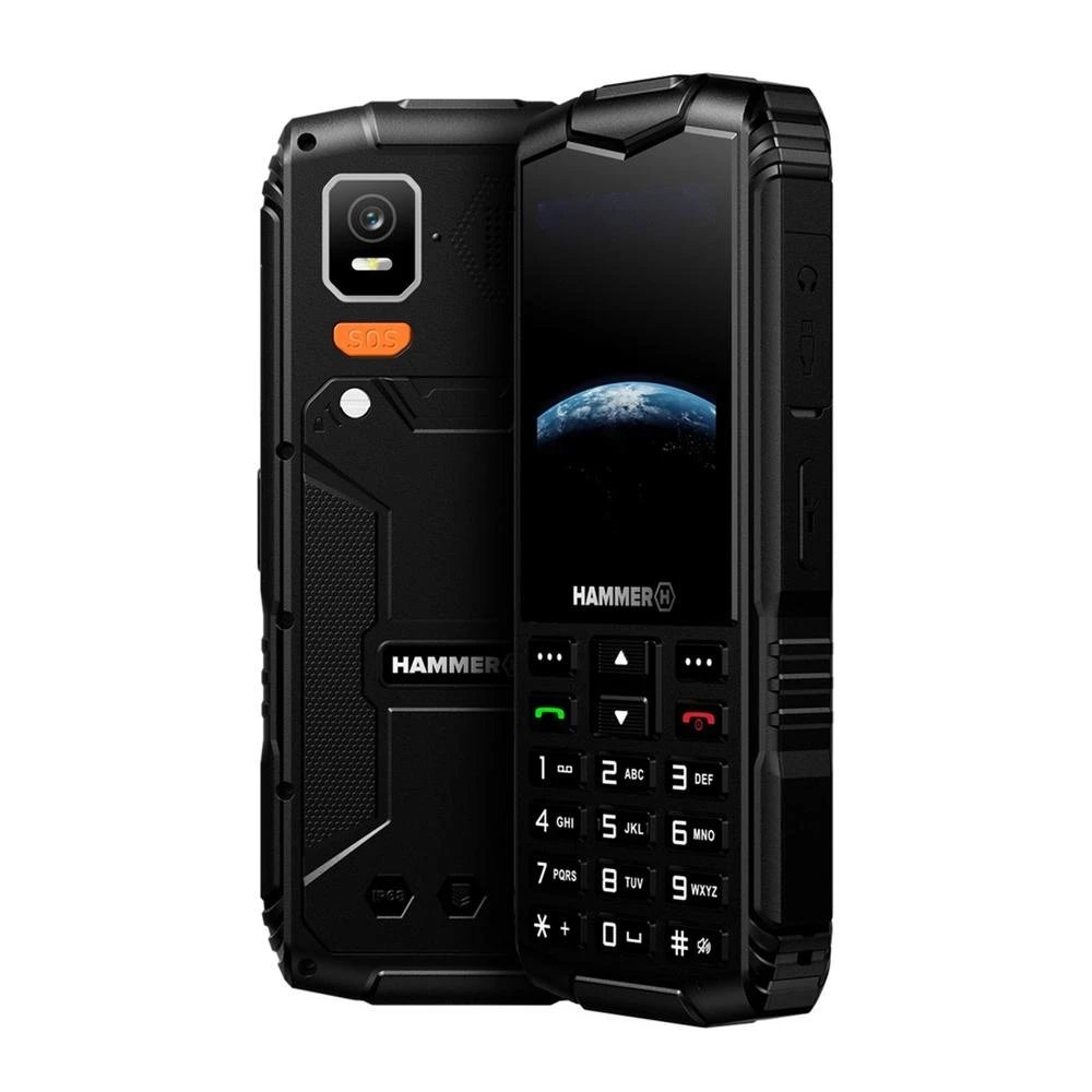 Smartphone HAMMER TEL001048 1 GB 1 GB RAM 2,8" 4G LTE, 3G, 2G (Bandas 4G LTE: 700/800/900/1800/2100/2600 MHz; 3G: 900/2100 MHz; 2G: 900/1800 MHz) Negro