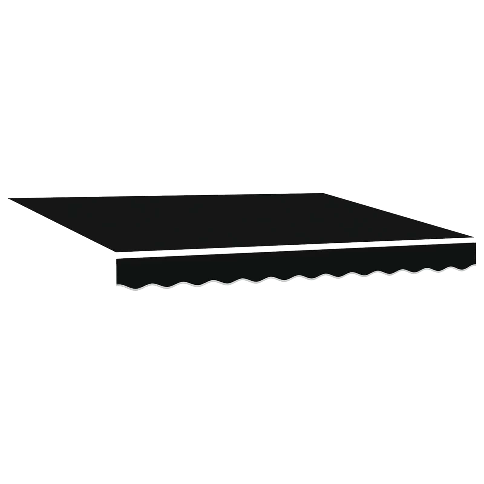vidaXL Toldo Retráctil Poliéster y Acero 350 x 250 cm Multicolor