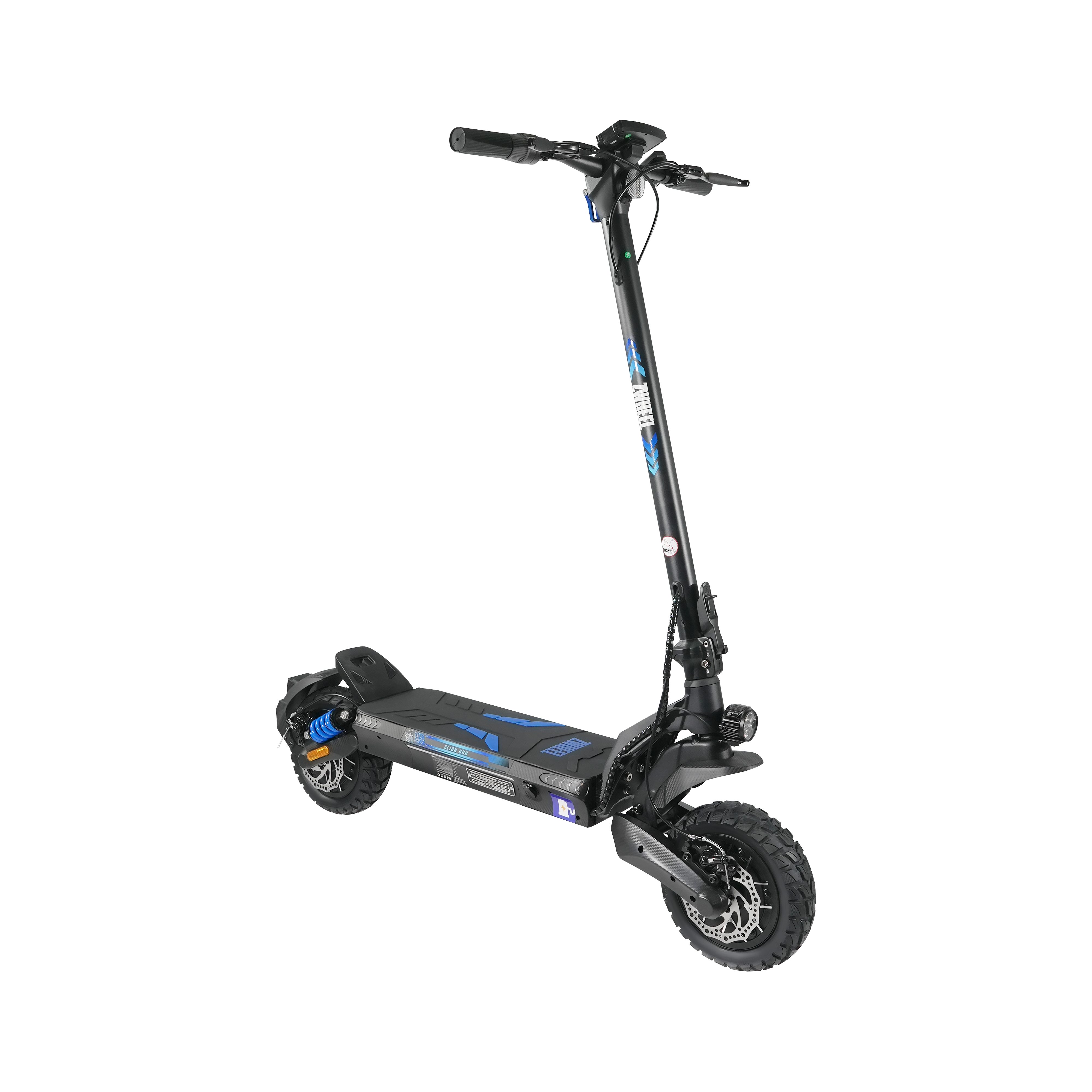 Zwheel Patinete Eléctrico Zlion Nitro-Duo -  Doble Motor 2000W, Batería 48V 15Ah, Autonomía 70-80km, Ruedas 10", Plegable, Impermeable IPX4