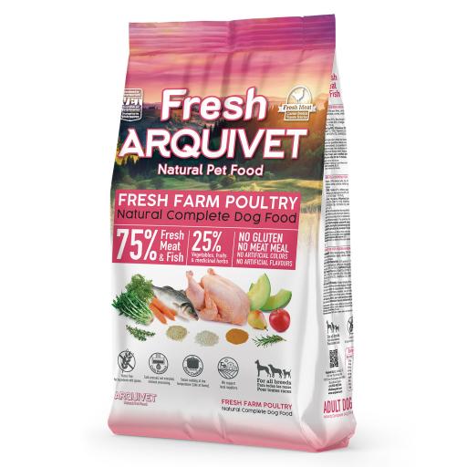 Arquivet Pienso Semihúmedo Fresh Farm Poultry con Aves Frescas - 10 KG10