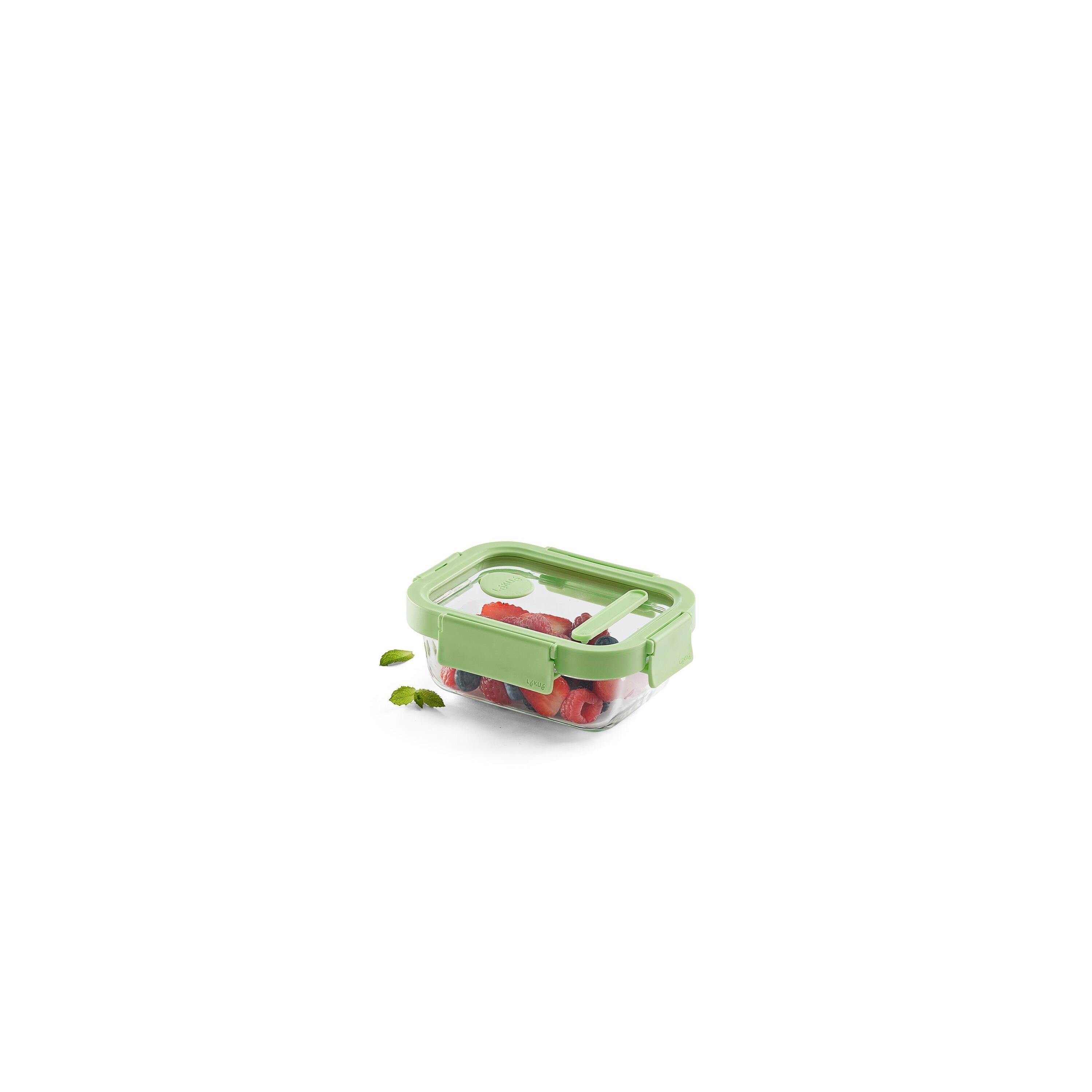 RECIPIENTE HERMETICO 100% VIDRIO 3431640V12U017 640ML  RECTANGULAR