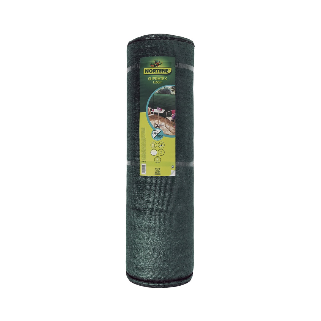 MALLA DE OCULTACIÓN SUPRATEX 1x50 M VERDE NORTENE