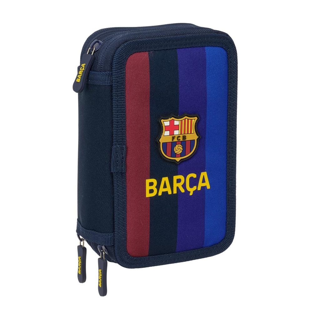 Plumier Triple 37 Pcs FC Barcelona 12,5x19,5x5,5Cm (Safta 412629857)