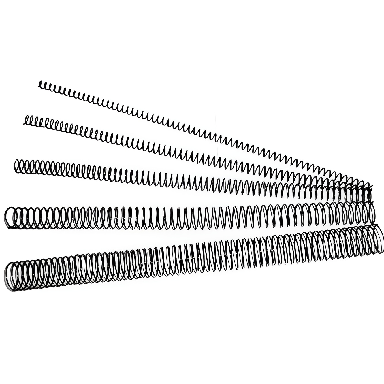 DHP Espiral Metálica 5:1 8mm A4 Negro para Laminador - Alta Calidad