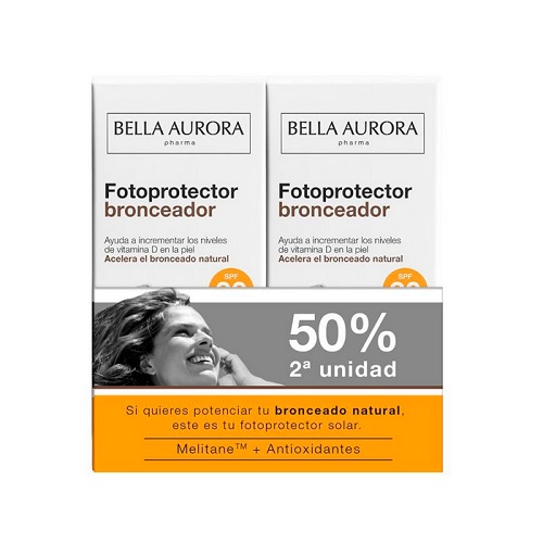 Bella Aurora Duplo 50% 2ª Ud Fotoprotector Bronceador 50 Ml