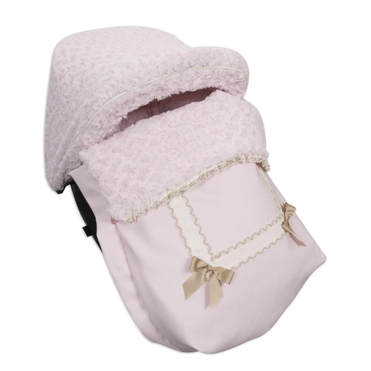 SACO UNIVERSAL BABYLINE GRUPO 0 O PORTABEBÉ LEATHER + CAPOTA + CUBREARNÉS