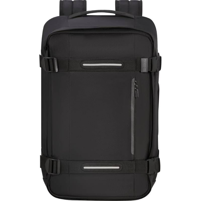 American Tourister Urban Track - Mochila de viaje, 55 cm, 44 L, Negro (Asphalt Black)