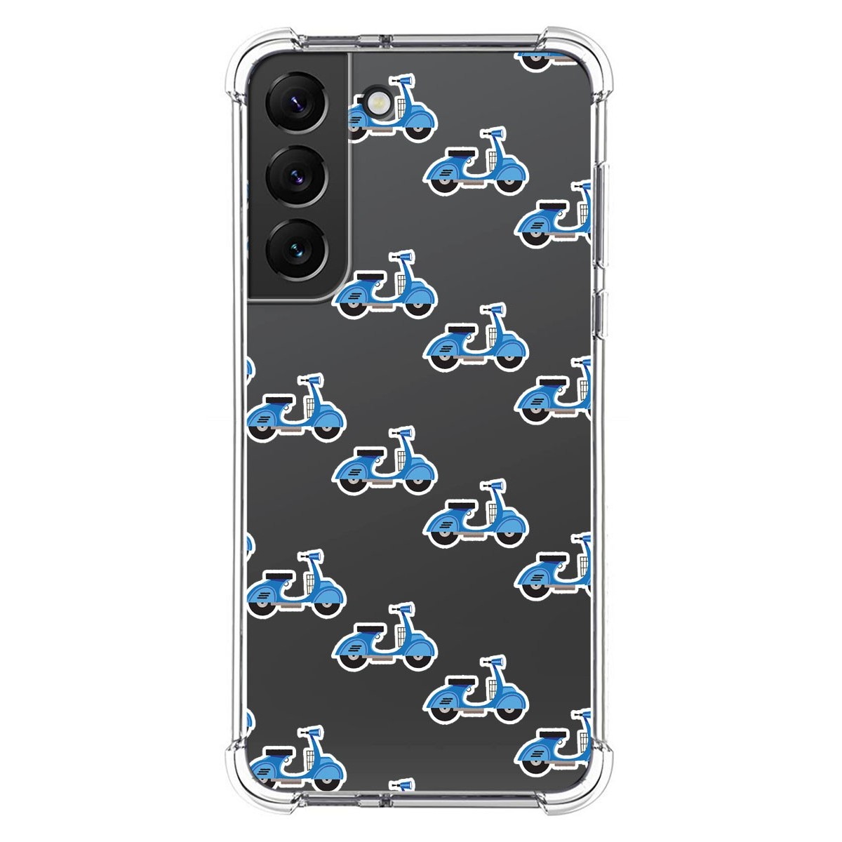 Funda Silicona Antigolpes para Samsung Galaxy S22 5G diseño Scooter Dibujos