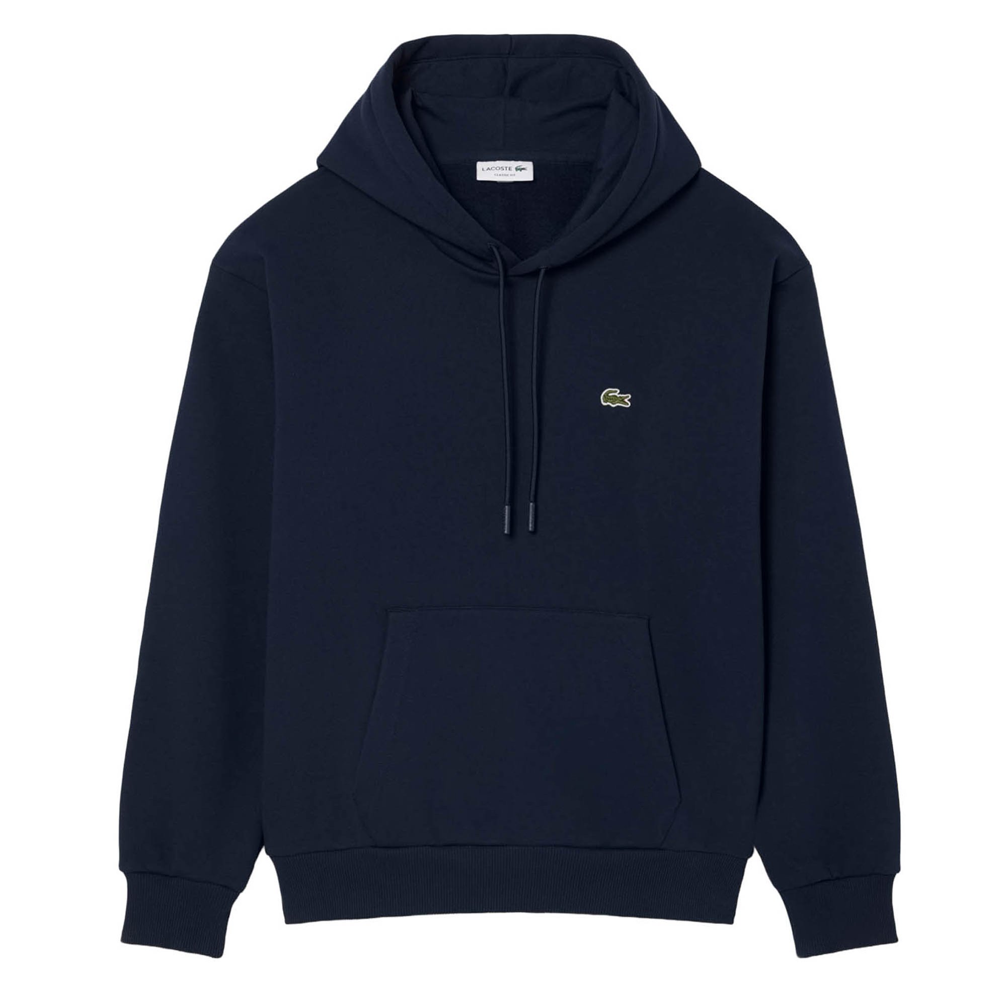 LACOSTE Sudadera con capucha para hombre - Sudadera de felpa, corte regular