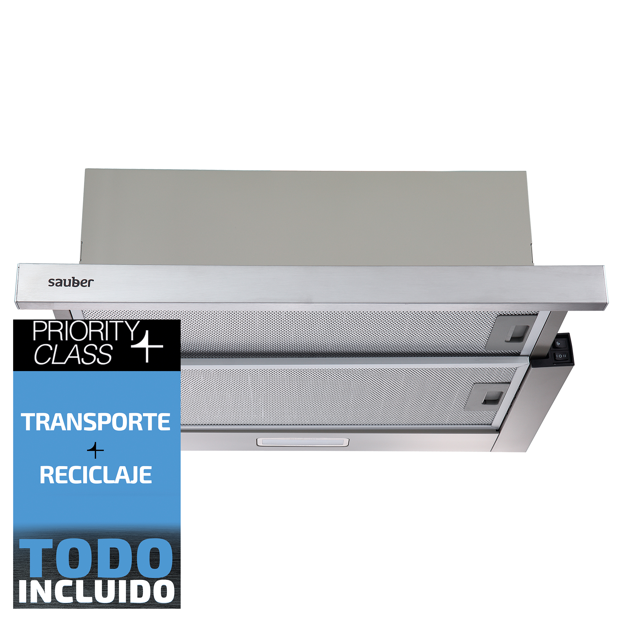 Campana chimenea SAUBER SCTC60I ancho 60 cm inox ENVÍO Y RECOGIDA GRATIS A DOMICILIO