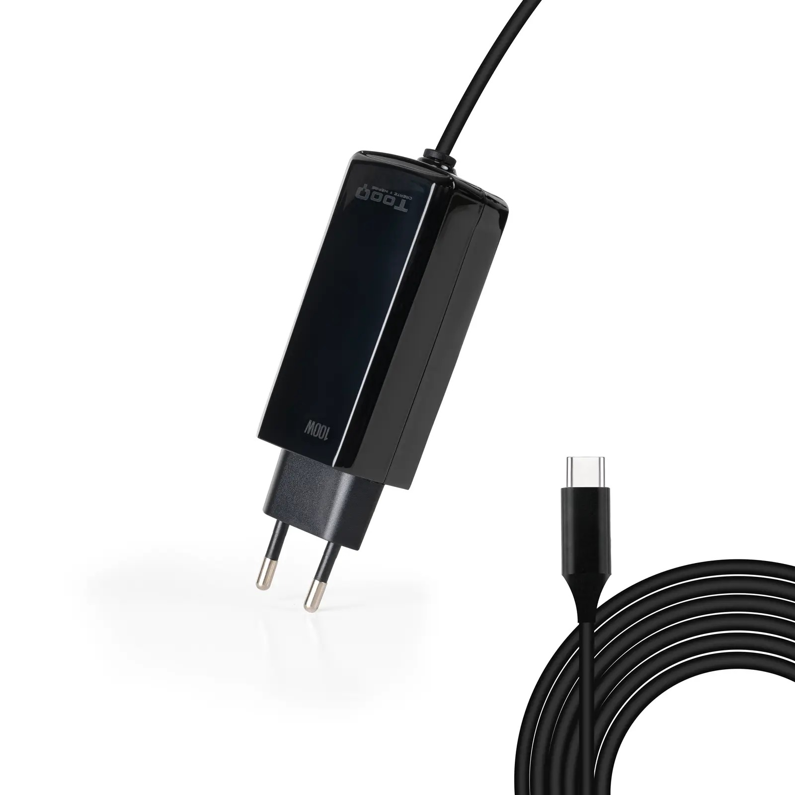 Cargador Usb-c/pd 100w Gan Cúbico Tooq Tqlc-usbcgan100pd-c