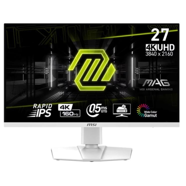 MSI MPG 274URDFWDE E16M 68,58cm 27Zoll Flat 3840x2160 16:9 1ms HDMI DP (P) - Flachbildschirm (TFT/LCD) - 68,6 cm [Energieklasse F] (9S6-3CF09H-021)