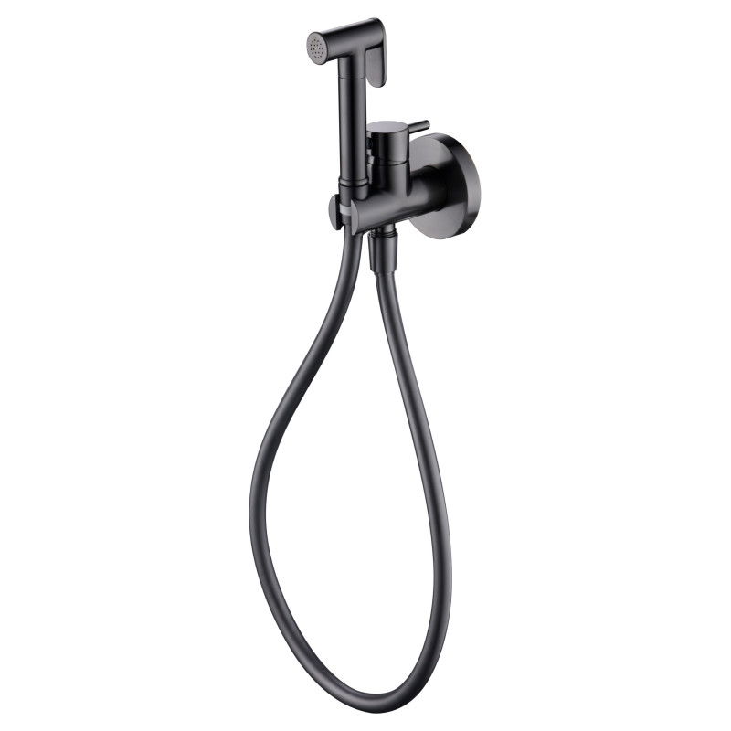 Imex Munich RDM001/BGM ducha higiénica moderna de latón con acabado black gun metal