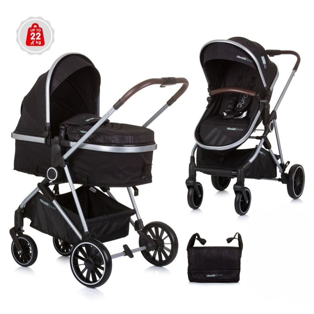 Chipolino Carrito de Bebé Duo Convertible AURA hasta 22 kg