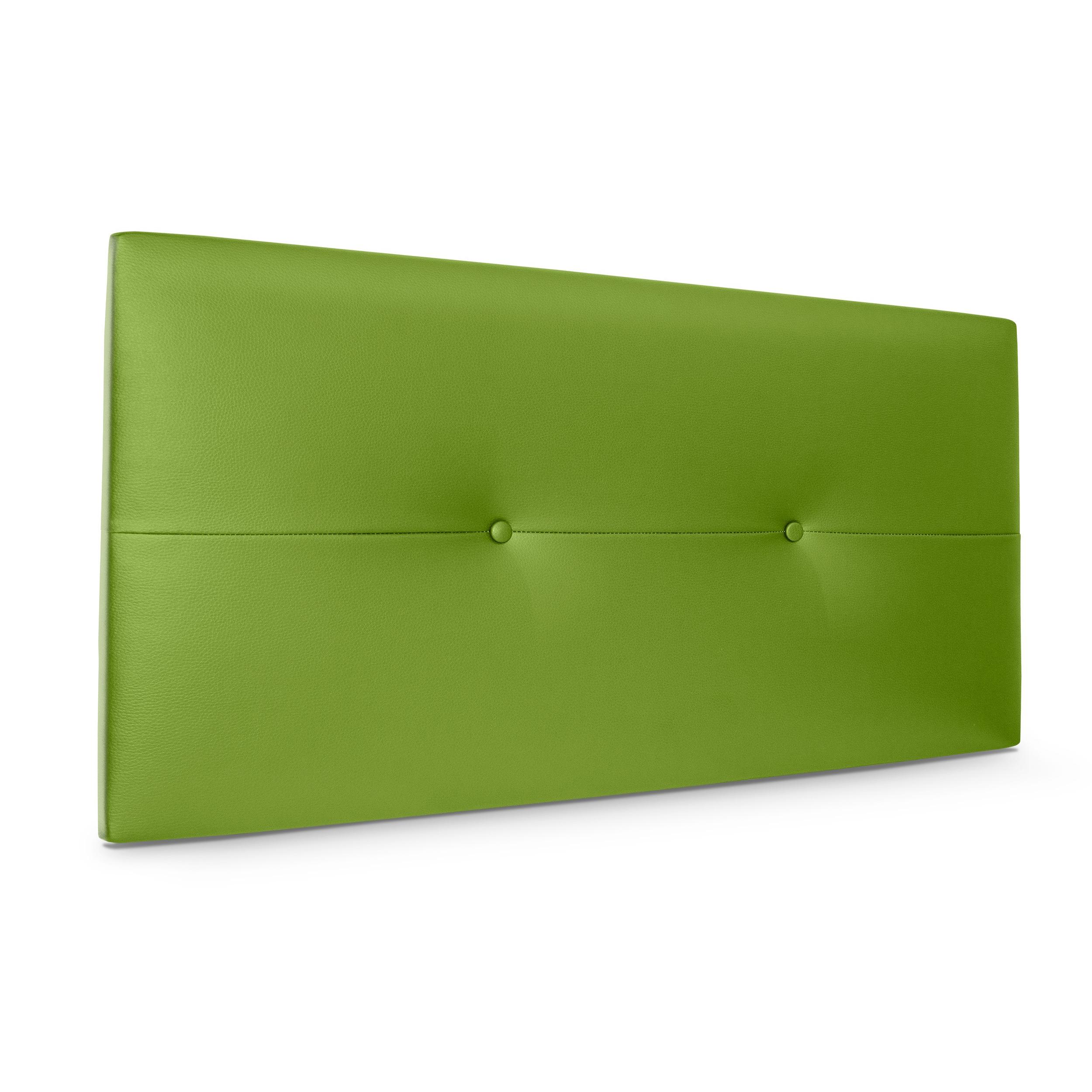DHOME Cabecero de Polipiel o Tela AQUALINE Pro cabeceros Cabezal tapizado Cama Lujo (Verde Polipiel)