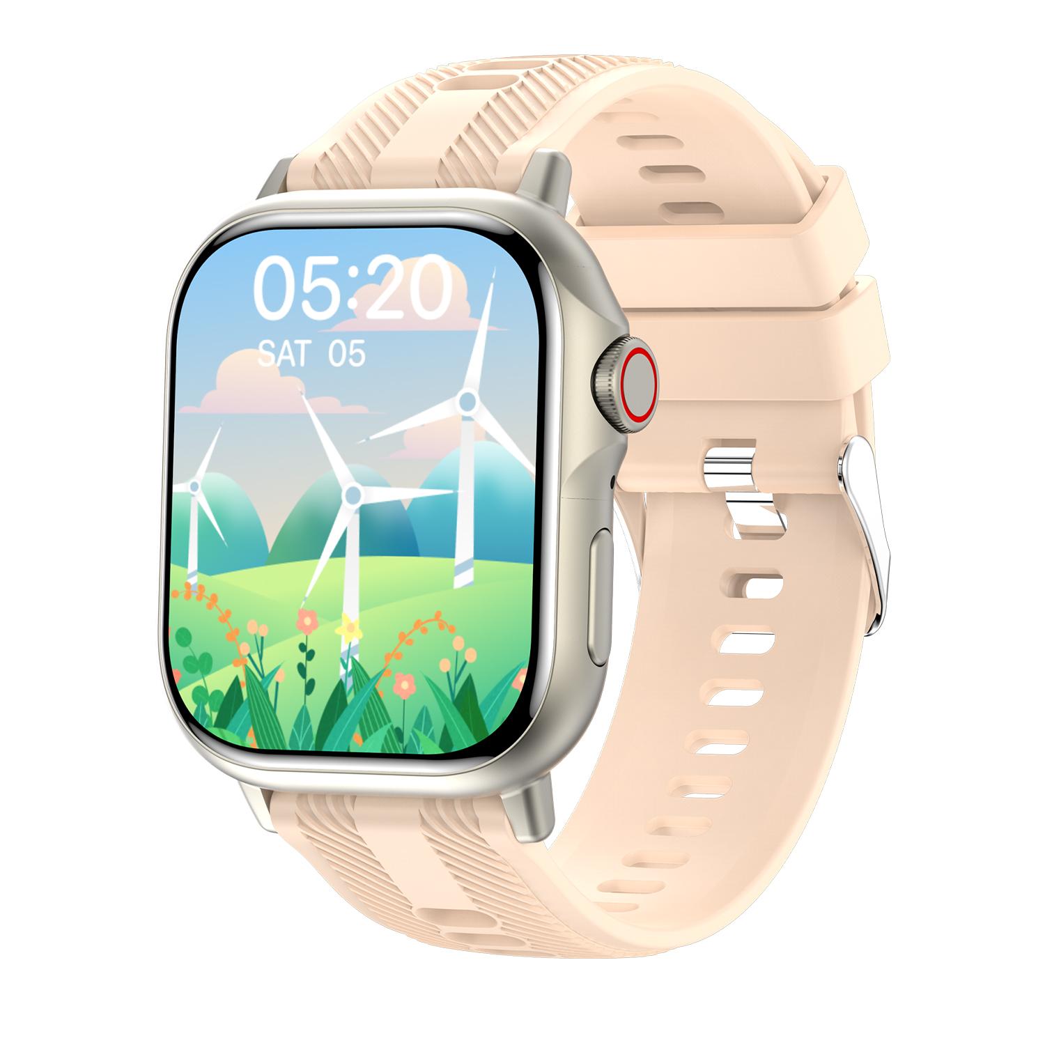 DAM. Smartwatch B05 con llamadas BT, notificaciones push. Monitor deportivo y de salud. Corona multifunción. 4x1x6cm