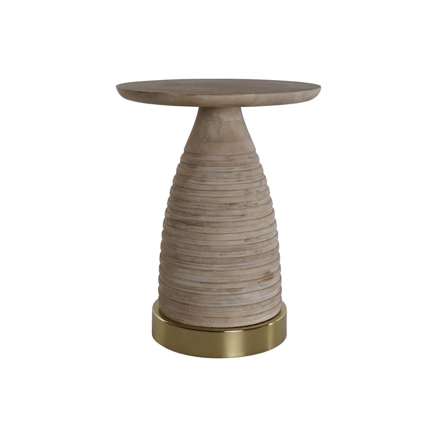 Mesita auxiliar metal madera 41x41x53 natural , El mejor complemento para tu hogar.