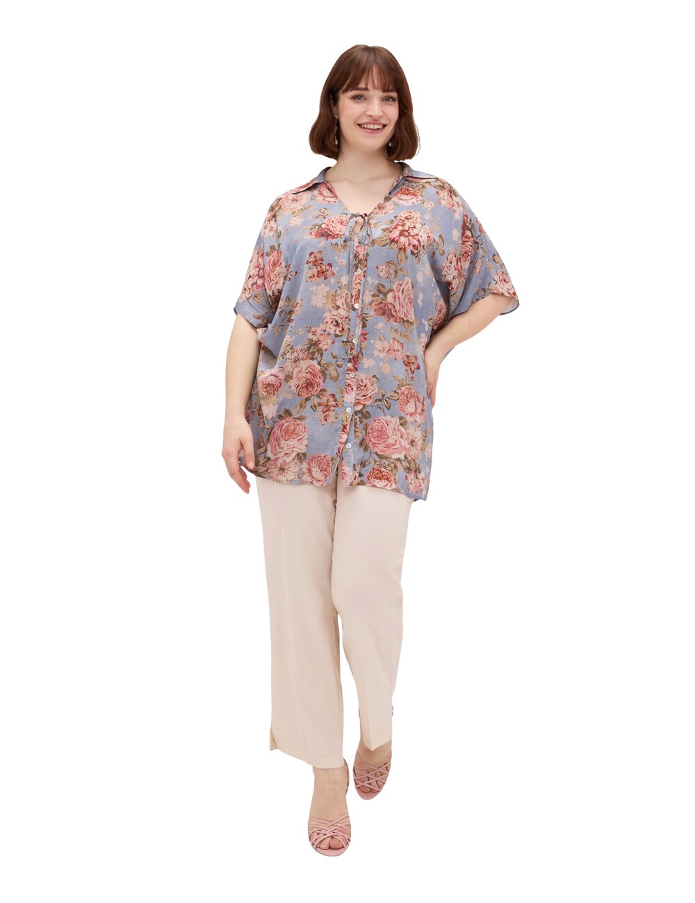 Fiorella Rubino - Camisa con estampado floral