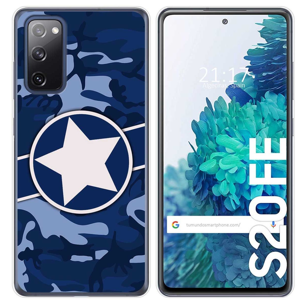Tumundosmartphone Funda Gel Tpu para Samsung Galaxy S20 FE diseño Camuflaje 03 Dibujos