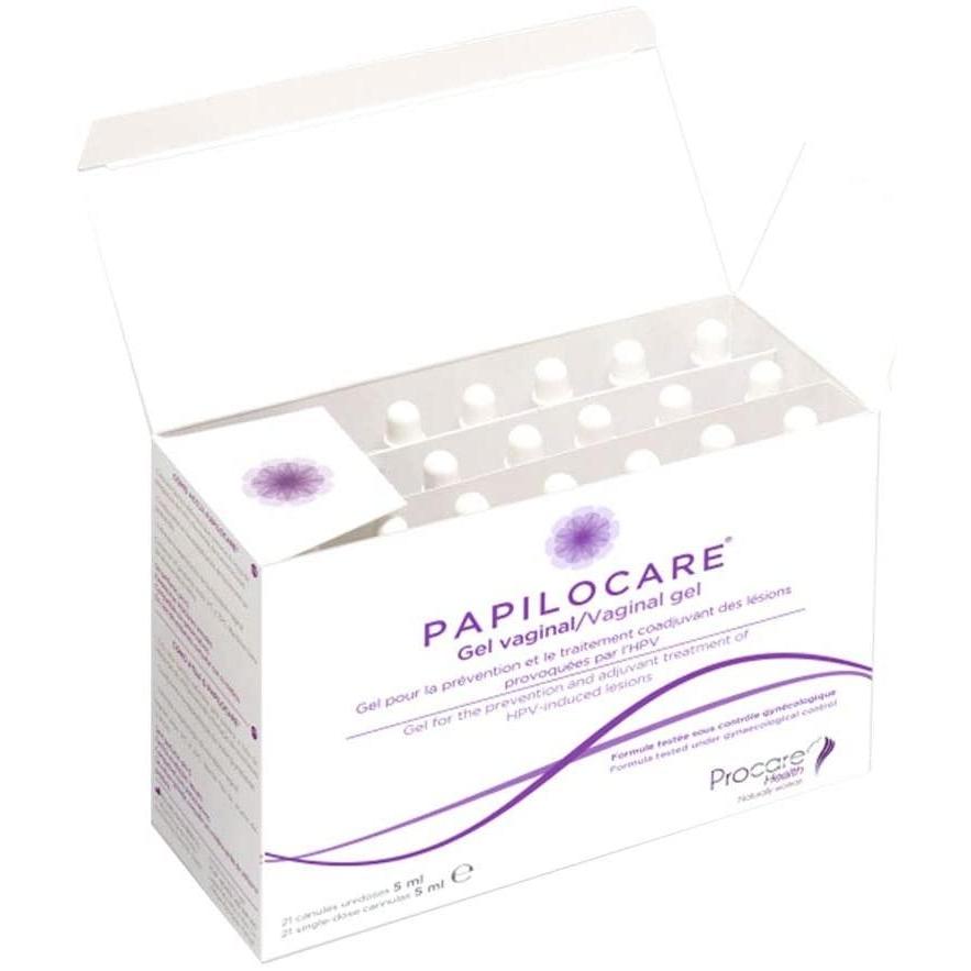 Papilocare Gel Vaginal 5 Ml, 21 Cánulas