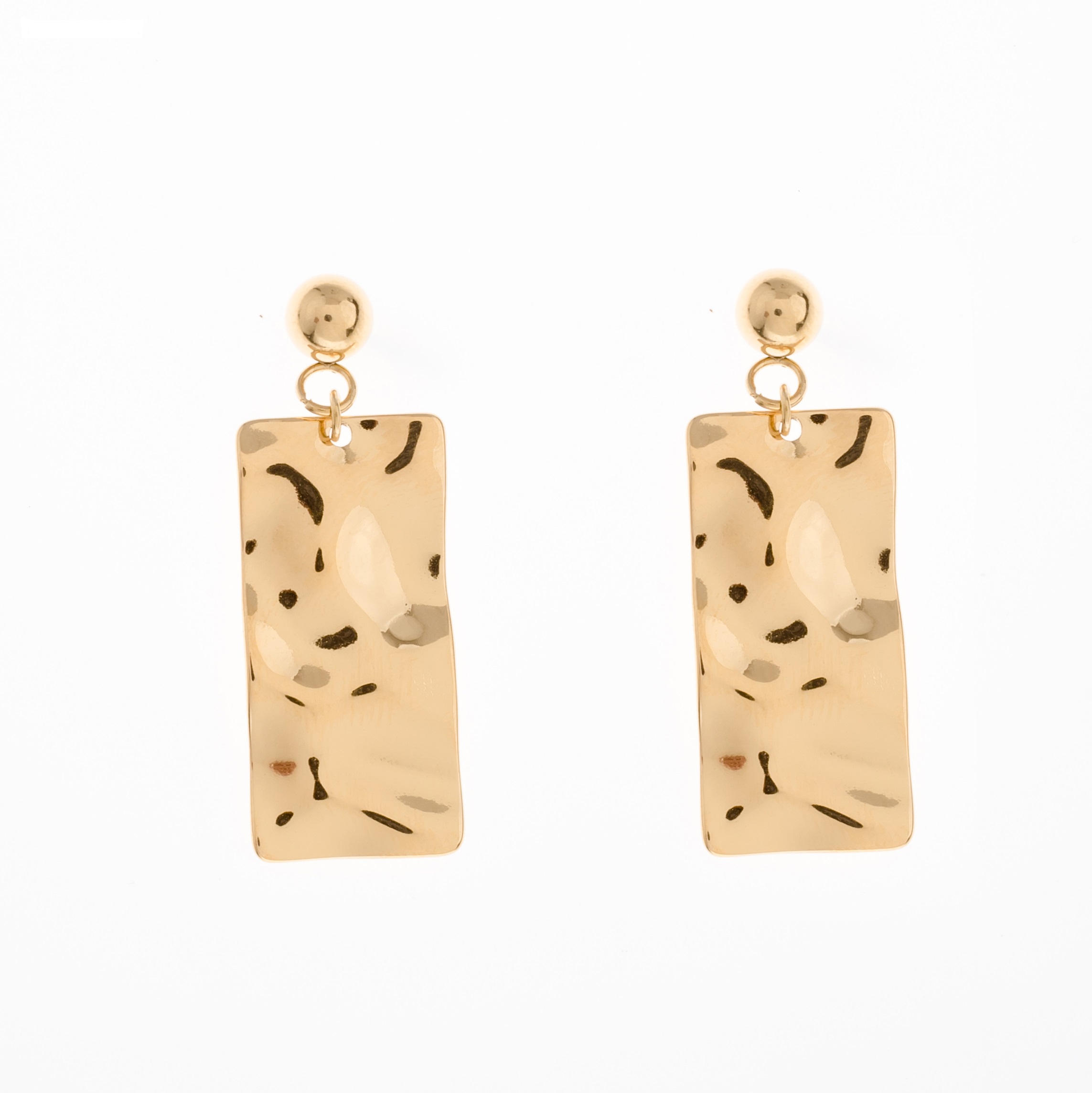 SLE CHIC - Pendientes con colgante Rectangular Dorado Acero Inoxidable Accesorios de Moda para Mujer, Bisutería De Moda, Accesorios De Moda, Joyas De Lujo, Moda Femenina, Joyería, Accesorios Para Mujer