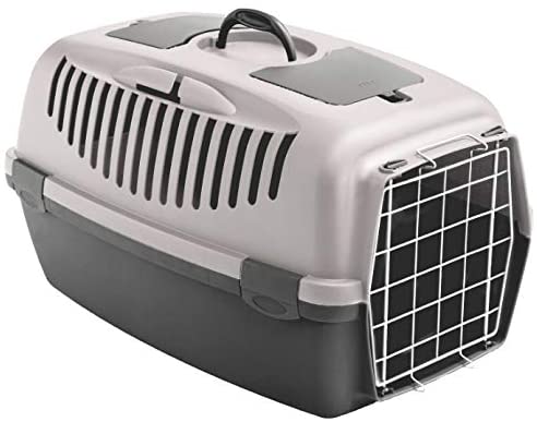 Zolux - Caja de Transporte Zolux Stefanplast Hummelladen para Gatos y Perros con Puerta de Metal y Cierres Estables