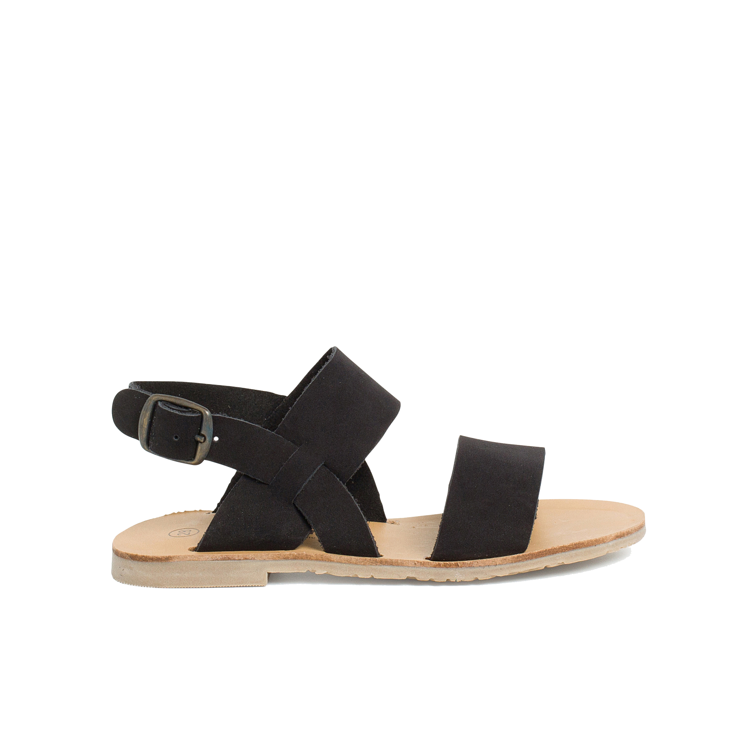 Pisamonas Sandalia Nobuck Tiras Anchas | Fabricado en España