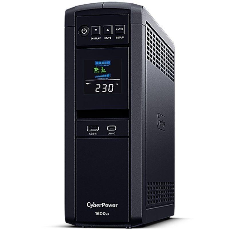 Cyberpower CP1600EPFCLCD SAI Línea Interactiva Formato Torre 1600VA 1000W con 6 Salidas Schuko
