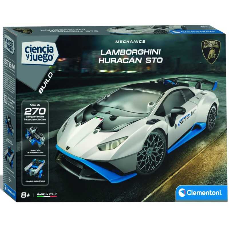 Juego Construcción Coche Lamborghini Huracán Blanco Nuevo - Clementoni